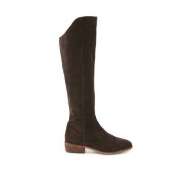 Steven by Steve Madden Elodie Brown Leather Boots - Picture 3 of 8